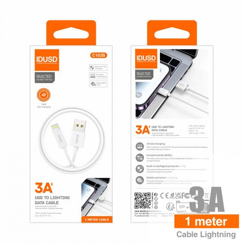 Cable USB a Lightning - 1 Meter